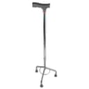 Canne tripode - Bm Médical CT-10 - légère en aluminium avec un embout tripode pratique et stable - Aide à la personne - 1