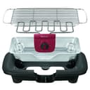 Tefal BG90E5 Easygrill Adjust Elektro- Tischgrill | 2300 Watt | 720 cm² Grillfläche | Einfache Reinigung | Schwarz/ Burgunderrot - 7