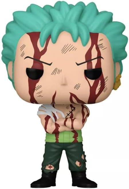 Funko One Piece Pop! Animation Roronoa Zoro Vinyl Figure … - 1