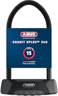 ABUS U-lock Granit XPlus 540 - Bike lock with XPlus cylinder - security level 15 - Black/grey