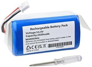 K KYUER 2600mAh MD-C30B LTR300VX Rechargeable Battery for Liectroux C30B, C30B 2D,Midea M4,Blaupunkt XBoost BPK-VCBB1XB,Proscenic Neo 820P 830P D071-INR-CH-4S1P Robot Vacuum Cleaner Battery