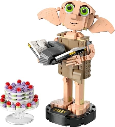 LEGO Harry Potter Dobby the House-Elf Building Toy Set, Movable Wizarding World Character Figure, Kids' Bedroom Decoration, Gift for 8 Plus Year Old Girls, Boys, Teens and Fans 76421 - 9