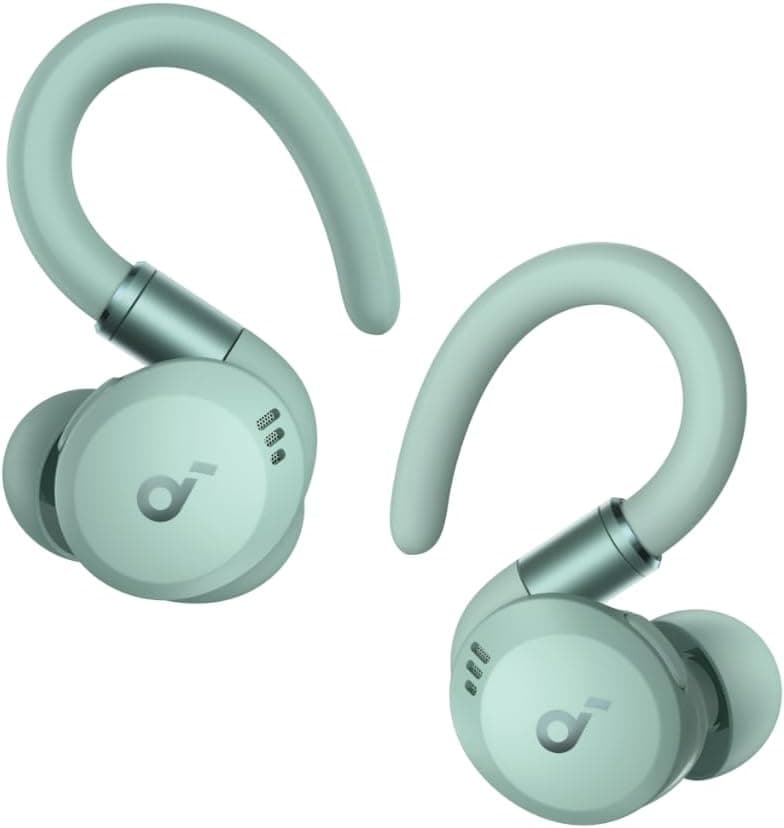 soundcore Sport X20 by Anker, True-Wireless Workout Earbuds, Rotatable and Extendable Ear Hooks, Noise Cancelling, Deep Bass, IP68 Waterproof, Sweatproof, Dustproof, 48H Play, Sport Earbuds for Gym - 1