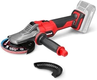 Einhell Professional Cordless Flat-Head Angle Grinder 18V Power X-Change, 125mm, Brushless, Soft Start, Speed Control, Quick Release, 33mm Cutting Depth, Without Battery TP-AG 18/125 F Li