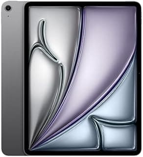 Apple iPad Air 13 Inch with M3 Chip: Designed for Apple Intelligence, Liquid Retina Display, 128GB, 12MP Front/Rear Cameras, Wi-Fi 6E, Touch ID, Day Battery Life - Space Gray