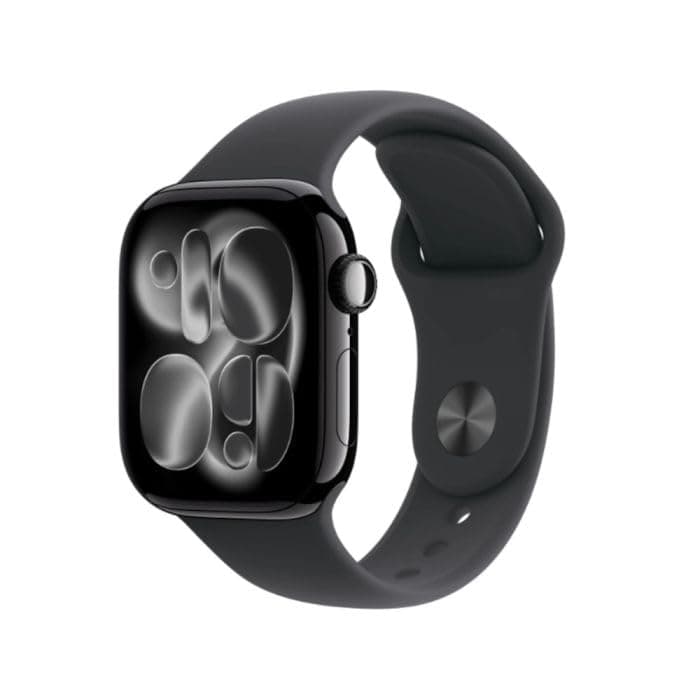 Apple Watch Series 11 [GPS 42mm] Smart Watch with Obsidian Case and Black Sport Band, Sleep Score, Activity Tracker, Health Tracker, Screen Always On