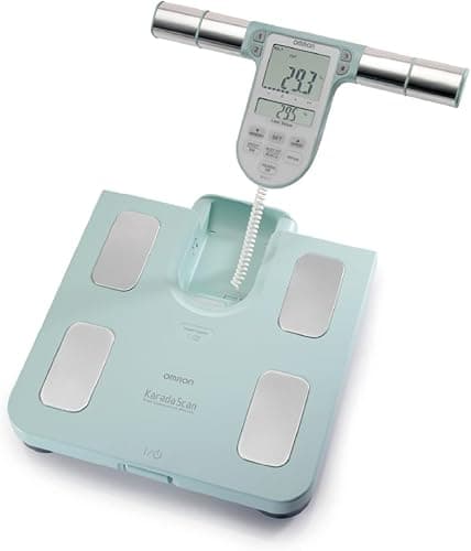 OMRON BF511 Full Body Composition Monitor with 8 Sensors - Tracks Weight, Body Fat, BMI, and More - Family-Friendly Scale (from 6 Years) - 150 kg / 330 lbs Capacity