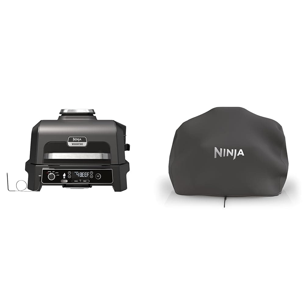 NINJA Woodfire Barbecue électrique et fumoir Pro XL avec …