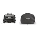 NINJA Woodfire Barbecue électrique et fumoir Pro XL avec thermomètre, barbecue et Air fryer & Woodfire Housse pour barbecue XL, Housse Anti-décoloration, résistante aux intempéries - 1
