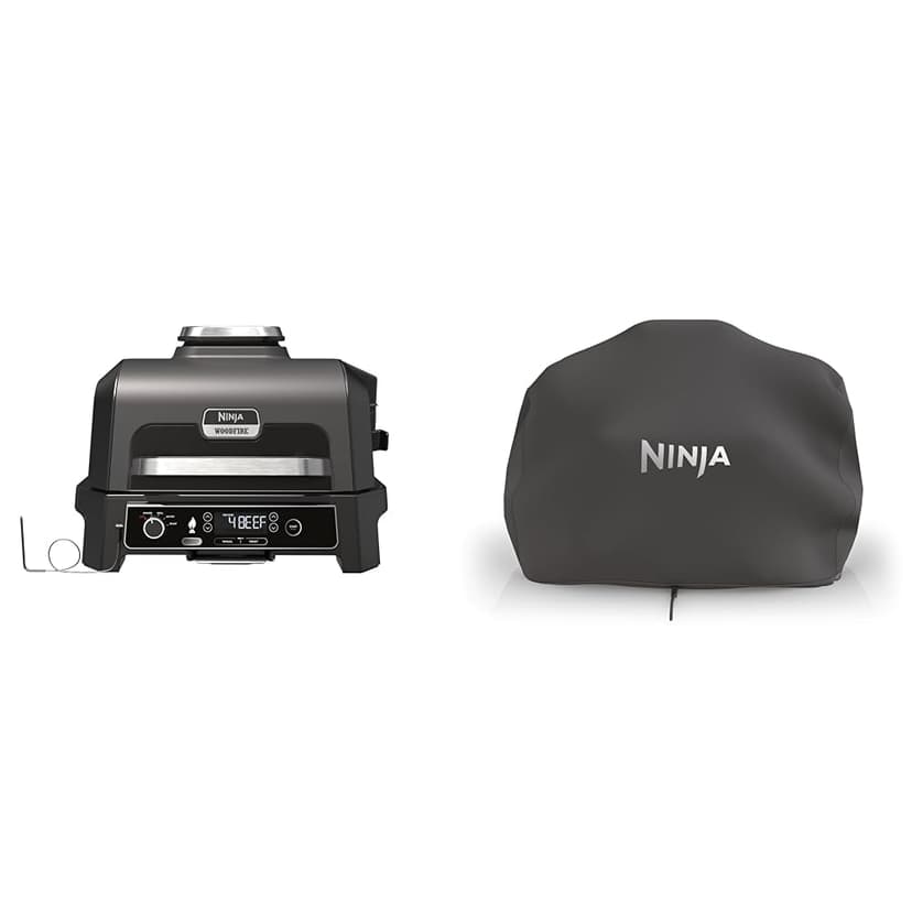 NINJA Woodfire Barbecue électrique et fumoir Pro XL avec … - 1