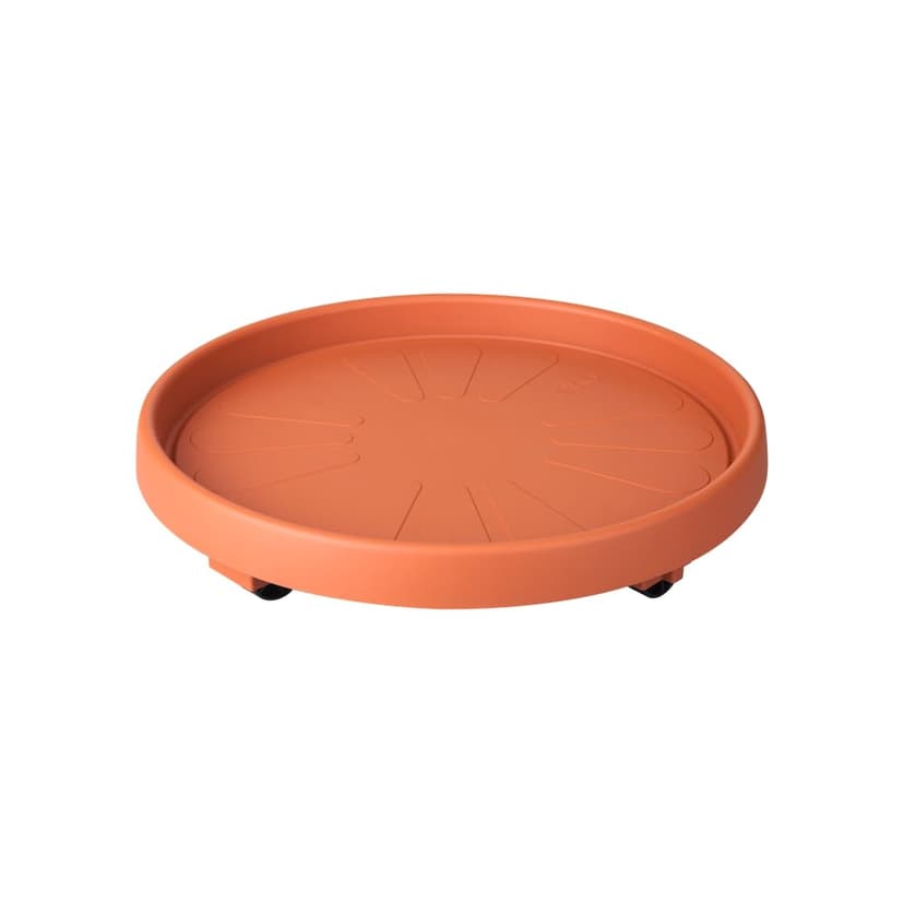 elho Universal Planttaxi 40 - Saucer for Indoor, Outdoor & Accessoiries - Ø 38.2 x H 6.5 cm - Brown/Terra - 2