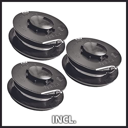 Einhell GC-ET 4530 Electric Garden Strimmer With 3 Thread Spools - Auto Line-Fed Grass Trimmer With Telescopic Aluminium Handle, Rotatable Head And Flower Guard - Corded Grass Strimmer Set - 20