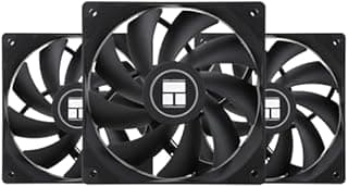 Thermalright TR TL-C12C X3 Lot de 3 Ventilateurs de Processeur 120mm, Absorption des Chocs, Silencieux, Dissipation de la Chaleur, Alimentation PWM à 4 Broches, Vitesse 1550tr/min, 120 x 120 x 25 mm - 1