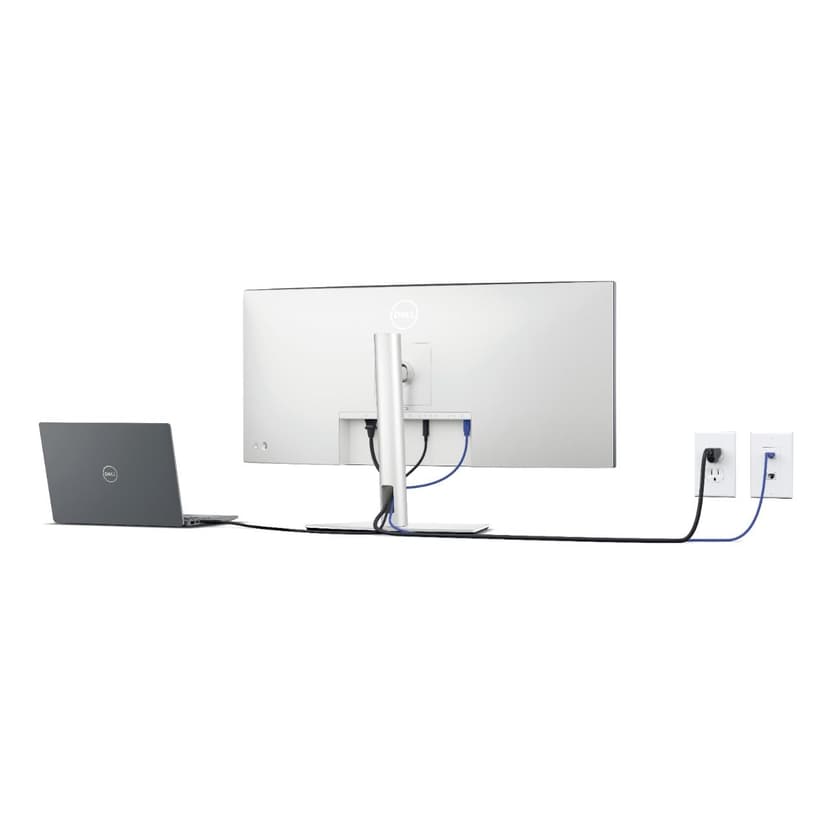 Dell UltraSharp 34 Curved Thunderbolt Hub Monitor - U3425WE - 34.14-inch WQHD (3440 x 1440) 120Hz Display, IPS Black, Integrated Speakers, sRGB 100%, 3-Year Advanced Exchange Service - Silver - 7