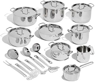 Lagostina Sfiziosa Batterie Cuisine en Acier Inox 18/10, …