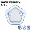 Bestway Family Paddling Pool Inflatable Swimming Pool with Built-in Seats, Family Fun Lounge Pool, Outdoor Garden Pool - 7