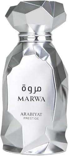 Arabiyat Prestige Marwa Eau de Parfum, 100ml Perfume, Silver For Men, No Box Only Bag, Made in UAE