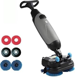 PixCy Cordless Floor Scrubber Machine,Electric Hardwood F…