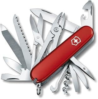 Victorinox Handyman Swiss Army Pocket Knife, Medium, Multi Tool, 24 Functions, Large Blade, Metal Saw - 1