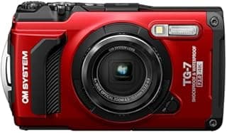 OM SYSTEM Tough TG-7 Red Digital Camera, 12MP, Waterproof…