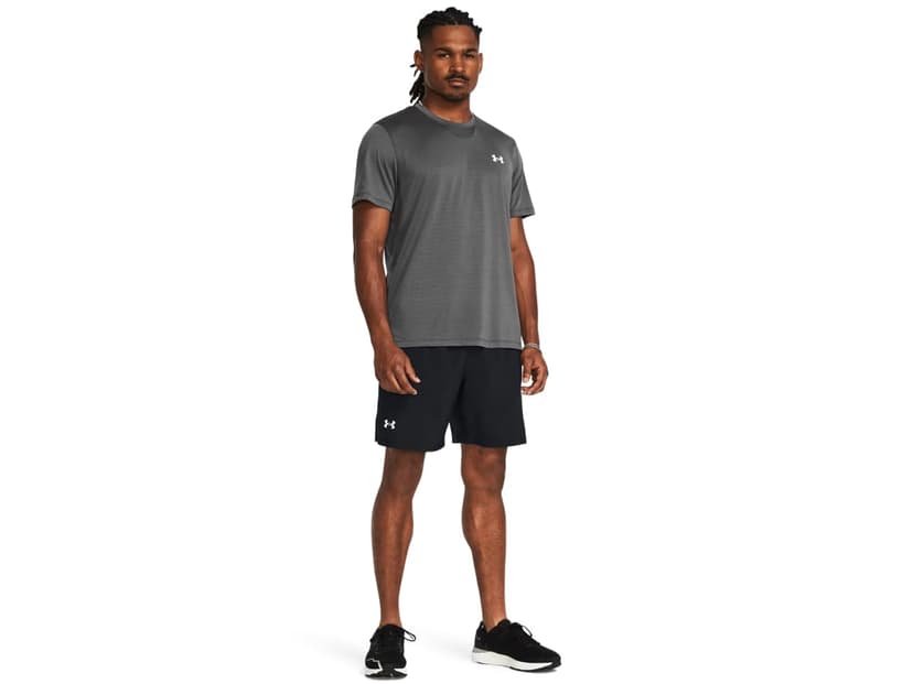 Under Armour UA Launch 7'' Shorts - Shorts - Bottoms - Black/White/Reflective - Size: LG - 6