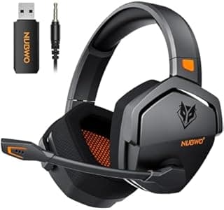 NUBWO Wireless Gaming Headset with Mic for Ps5 Ps4 PC, Ze…