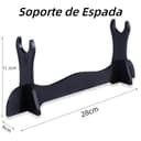 Patina Épées, Épée décorative en Bois avec Fourreau Noir, détails sculptés, pour Cosplay et décoration à Domicile - 3
