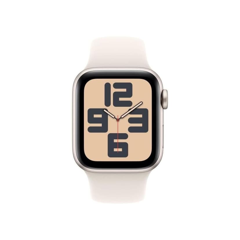 Apple Watch SE (2ᵉ génération) 40 mm GPS Montre connectée avec Boîtier en Aluminium lumière stellaire et Bracelet Sport lumière stellaire (S/M). Suivi activité et Sommeil, détection Accidents - 2