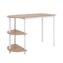 Vicco Table de Cuisine Freetown, Chêne doré/Blanc, 110x50cm avec étagères Ouvertes, Convient comme Table à Manger ou de Travail pour Petites Cuisines - 1