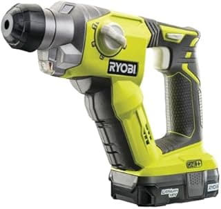 RYOBI - Perforateur SDS+ Sans Fil 18V ONE+ R18SDS-0 – 4 Modes, Mandrin SDS+, Perçage Béton, Brique, Mode Burineur – Batterie Non Incluse
