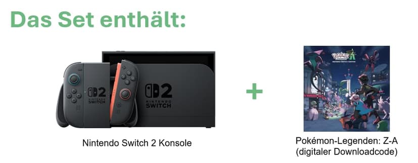 Nintendo Pack Console Switch 2 + le jeu Légendes Pokémon : Z-A Switch 2 Edition - 4
