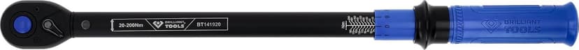 BRILLIANT TOOLS BT141920 1/2 Inch Reversible Ratchet Torque Wrench 20-200 Nm [Powered by KS Tools] - 1