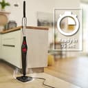 Vileda Steam Plus Steam Cleaner with PowerPad and 2 Microfibre Replacement Pads, Hygienic Floor Cleaner for Tiles, Laminate & Parquet, Heating Time: 15 Seconds, Eco Packaging - 3