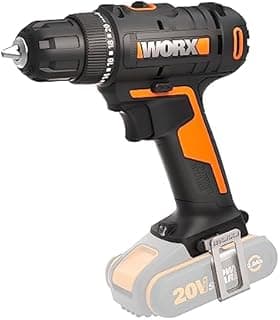 WORX Perceuse-visseuse sans Fil 20V WX100.9, Couple Max d…