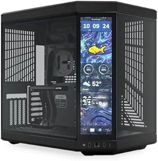 HYTE Y70 Touch Infinite Mid Tower Case Pitch Black E-Atx/Atx/M-Atx/M-Itx - 1