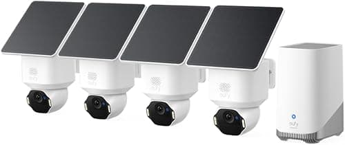 eufy Kit de 4 caméras Security SoloCam E42 (HomeBase S380…