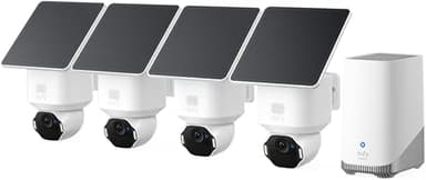 eufy Kit de 4 caméras Security SoloCam E42 (HomeBase S380…