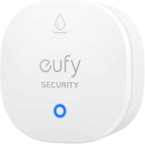 eufy Security Capteur d'eau et de gel avec alertes à distance, étanchéité IP65, autonomie de la batterie de 2 ans, HomeBase requise, compatible avec HomeBase S380 et S280, contrôle par application