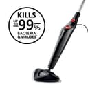 Vileda Steam Plus Steam Cleaner with PowerPad and 2 Microfibre Replacement Pads, Hygienic Floor Cleaner for Tiles, Laminate & Parquet, Heating Time: 15 Seconds, Eco Packaging - 2