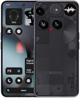 Nothing Phone (3) - Smartphone with 50 MP Triple Rear Camera system, 24 Hour Silicon Carbon Long Lasting Battery, 6.67" 120Hz AMOLED Display and Glyph Matrix, 16GB + 512GB - Black - 1