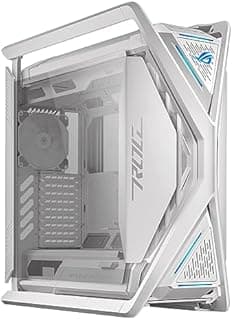 ASUS ROG Hyperion GR701 PC Case (supports 2 x 420 mm radiators, four pre-installed 140 mm PWM fans, integrated VGA holder and ARGB & fan hub, 2 x USB Type-C Front Panel) White - 1