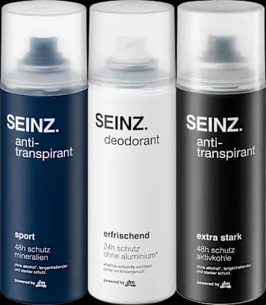 Lot de 3 déodorants rafraîchissants anti-transpirants pour homme, sans aluminium, protection 24 h, 200 ml - 1