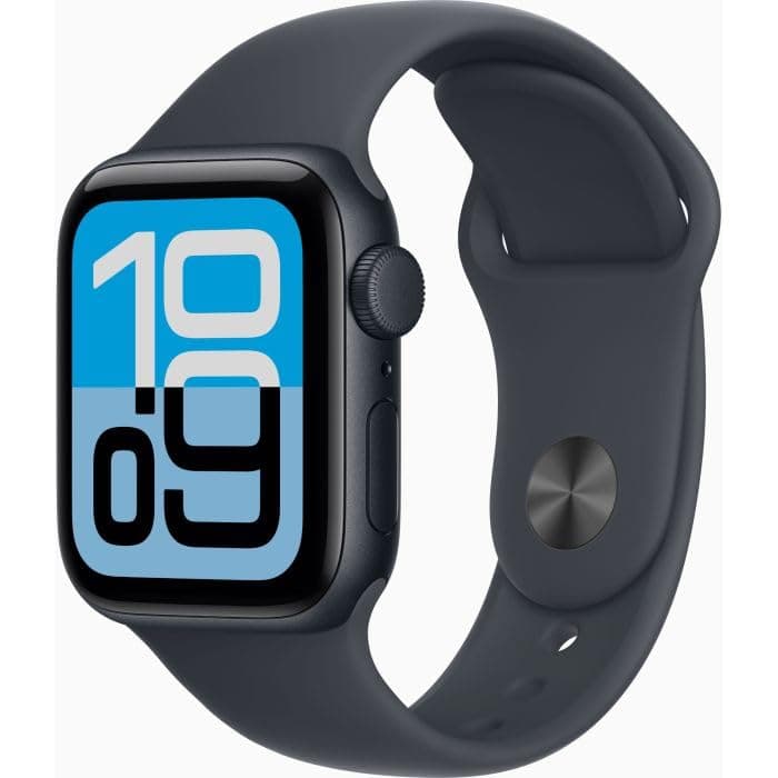 Apple Watch SE 3 [GPS 40 mm] Montre connectée avec boîtier Minuit et Bracelet Sport Minuit. Moniteur activité/Sommeil/fréquence Cardiaque, écran Toujours activé - 1