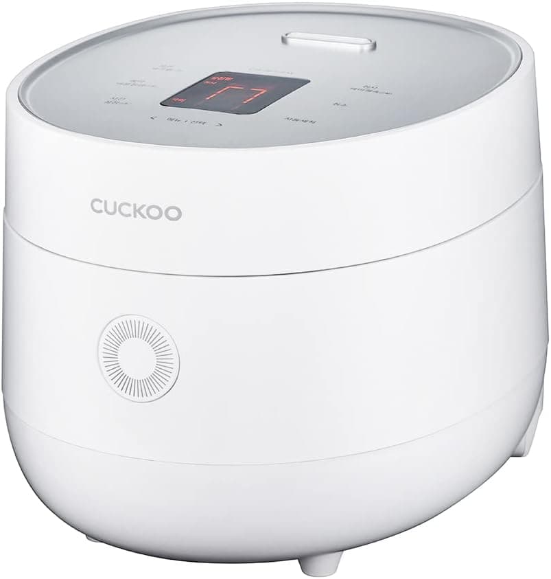 CUCKOO CR-0675F | 6 Cup (Uncooked) Rice Cooker | 13 Menu Options: Quinoa, Oatmeal, Brown Rice and More, Touch Screen, Non-Stick Inner Pot | White - 1