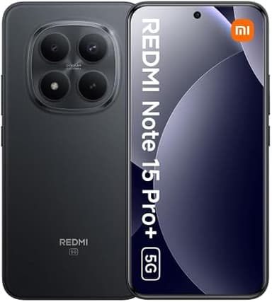 XIAOMI Redmi Note 15 Pro+ 5G 8GB-256GB Negro (Black) Dual…