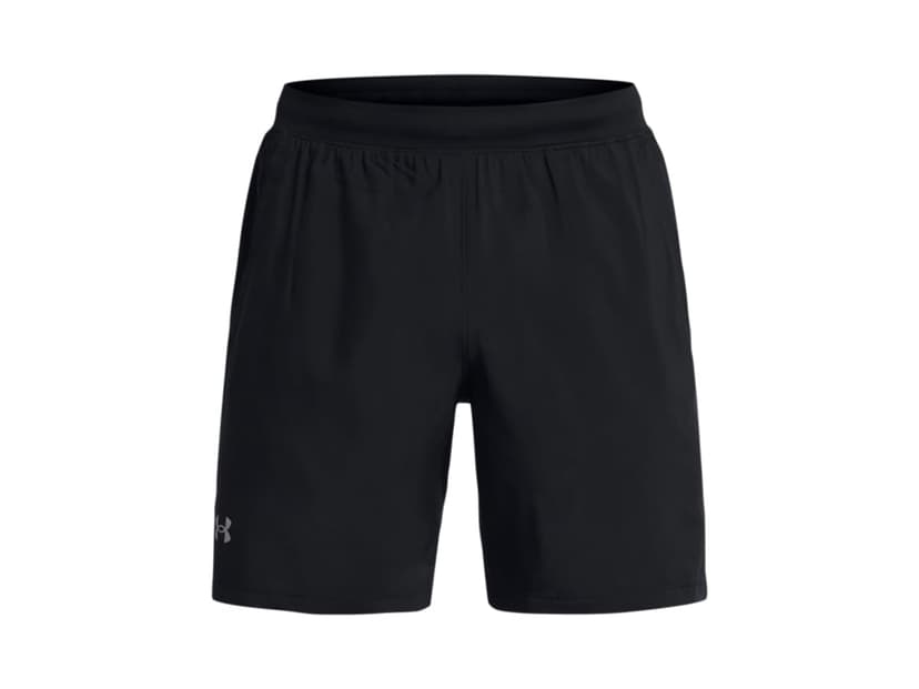 Under Armour UA Launch 7'' Shorts - Shorts - Bottoms - Black/White/Reflective - Size: LG - 1