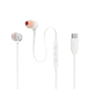 JBL Tune 310 C Hi-Res Wired Earbuds with Microphone, Flat Tangle-Free Cable, 3-Button Remote, EQ Presets Control and Volume Adjustment, White - 8