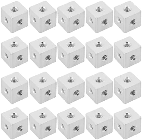 Orivin 20Pcs M-3 Cube Connector Aluminium Profile Hexagon…