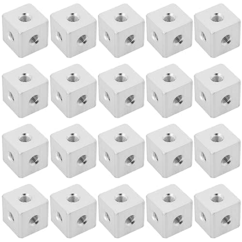 Orivin 20Pcs M-3 Cube Connector Aluminium Profile Hexagon…