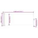vidaXL Patio Retractable Side Awning 100x300cm Cream Garden Screen Canopy - 3